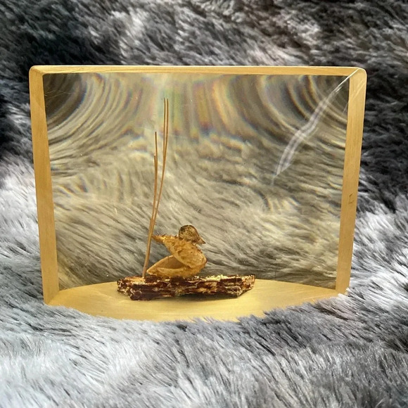 Vintage Lucite Paperweight - Picture 9 of 16